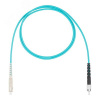 Шнур оптический коммутационный (патч-корд), SC-FC симплекс (simplex) OM3, нг(А)-HF, бирюзовый, 15 м