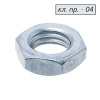Гайка DIN439 М8 шестигранная плоская оцинкованная