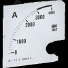 Шкала сменная для амперметра Э47 3000/5А класс точности 1,5 96х96мм