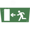 Этикетка самоклеящаяся 310х280мм ''Выход/стрелка налево'' IEK