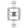 Взрывозащищенная клеммная коробка из алюминия TBE-A-12-(6xCBC.2)-1xKAEPM2MHK-20(A)-1xKAEPM2MHK-20(C)