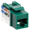Модуль Keystone Jack кат.5E UTP 110 IDC 90град зелёный