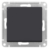 AtlasDesign Aqua Карбон Переключатель 1-клавишный IP44, сх.6, 10АХ, механизм | ATN441061 | SE