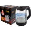 Чайник МАТРЁНА MA-006 электрический (1,8 л) стекло черный
