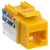 Модуль Keystone Jack кат.5E UTP 110 IDC 90град жёлтый