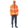 Куртка флисовая сигнальная Люменар, цвет флуоресцентно-оранжевый, р. 104-108/170-176