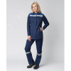 Костюм женский Весна-1 СОП NEW (ткань Смесовая,210) брюки, темно-синий васильковый, 40-42 158-164