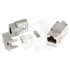 Вставка Keystone Jack RJ-45(8P8C) категория 6A экранированная 110 IDC заделка с помощью NE-TOOL бела