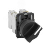 Переключатель КПЕ1531Р-черный-3но+1нз-ручка-фикс-2поз-IP54-