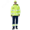 Куртка-трансформер сигнальная Толиман цв. флуоресцентно-желтый-черный, р. 120-124/170-176