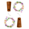 Комплект из 2-х гирлянд Пробки для внутренних помещений IP20 DC-G04-20MS2 мультицветные 20 LED 3xAG1