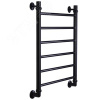 Полотенцесушитель водяной лесенка прямая 50/60 черный матовый