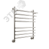 Полотенцесушитель водяной F Primo 80/60 с крепежом, фитингами и отражателями цвет хром