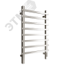 Полотенцесушитель электрический из квадратного профиля с диммером N plaza neo 80/50 цвет хром