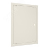 Люк-дверца ревизионная с ручкой, из ABS пластика 318х418 и с фланцем 296х396 , цвет Слоновая кость