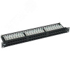 Патч-панель кат. 5e UTP 48 портов Dual IDC высокой плотности 1U