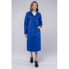 Халат женский ИТР (тк.Смесовая,210), васильковый,60-62,170-176