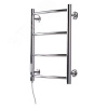 Полотенцесушитель электрический с терморегулятором и левым ТЭНом лесенка дуга СТ4 40/60