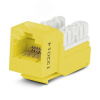 Вставка Keystone Jack RJ-45(8P8C)кат 6110 IDC желтая
