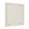 Люк-дверца ревизионная с ручкой, из ABS пластика 268х268 и с фланцем 246х246 , цвет Слоновая кость