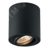 Светильник ДПО GU10 без лампы поворотный черный