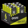 Элементы питания солевые 6F22 (крона) Heavy Duty (6 шт. в упаковке)
