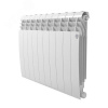 Радиатор биметаллический секционный B 500/87/10 белый, боковое подключение 