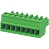 Разъём гнездовой MC, шаг 3.5мм,7 конт., зел.