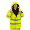 Зимняя сигнальная куртка-парка Brodeks KW220, желтый (3XL)