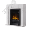 Портал для камина Simple Classic шпон белый мрамор