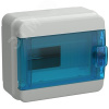 TEKFOR Корпус пластиковый КМПн-8 IP65 синяя прозрачная дверь IEK
