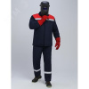Костюм сварщика зимний Велд-СОП 1 кл.защиты (тк.Хлопок ОП,350) брюки, т.синий/красный, 68-70/170-176