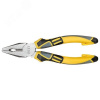 Плоскогубцы комбинированные Смарт, трехцветные прорезиненные ручки, никелевое покрытие 160 мм