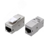 Адаптер проходной (coupler) RJ-45(8P8C) формата Keystone Jack