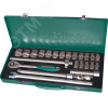 Набор головок торцевых 1/2''DR, 10-32 мм, 24 предмета