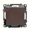 Переключатель перекрестный одноклавишный (механизм) 250В 10А серия Катрин шоколад STEKKER