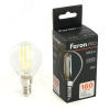 Лампа светодиодная LED 6вт Е14 белый шар FILAMENT Feron.PRO