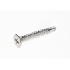 Саморез 3,9x13 DIN7504O с потайной головкой и буром на конце оцинкованная сталь (1000шт)