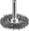 Щетка дисковая для дрели, витая стальная проволока 0,3мм, 38мм ''Профессионал''.