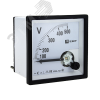 Вольтметр VMA-721 аналоговый на панель (72х72) квадратный вырез 500В прямое подкл. PROxima   | vma-7