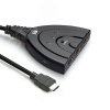 Хаб HDMI v1.4, 3 порта в 1 порт HDMI, с USB питанием