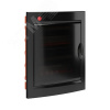 Щиток встраиваемый с дверцей 24 мод.,IP41, черный, с клеммным блоком 63А