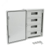 Корпус пластиковый распределительный ЩРН-60 IP65 серая дверь 600х400х200