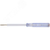 Отвертка индикаторная, белая ручка, 100-500 В, 190 мм