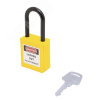 Замок безопасности навесной нейлоновая дужка BD-G12 Yellow