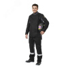 Костюм сварщика Болид, цв. черный-серый летний, р. 104-108/170-176