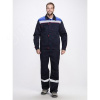 Костюм Фаворит-1 СОП усиленный IMP (тк.Смесовая,210) брюки, т.синий/васильковый/красный, р. 60-62/17