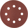 Круг шлифовальный ''Мастер'' универсальный, из абразивной бумаги на велкро основе, 8 отверстий, Р100