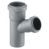 Тройник канализационный 67 град. 50х40