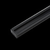 Шинопровод черный (пластик) 2м PTR P 2M-BL с токоподводом и заглушкой